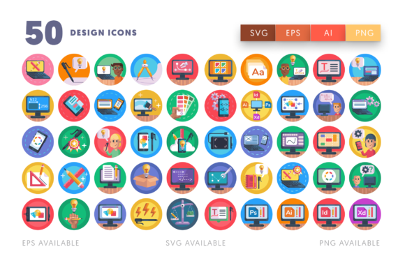 50 Design Icons: The Ultimate Toolkit for Creative Professionals