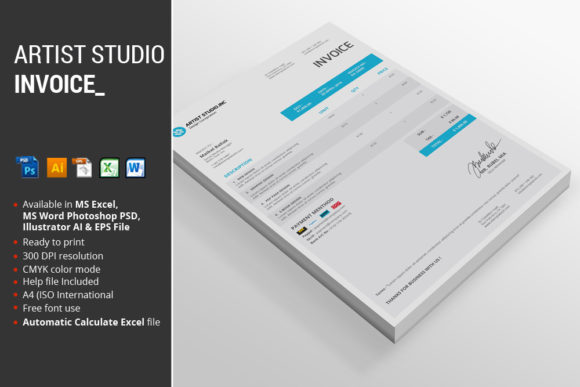 Artist Studio Invoice: Elevate Your Creative Business Documents