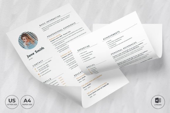 Boutique Resume Template CV: The Design That Gets You Noticed