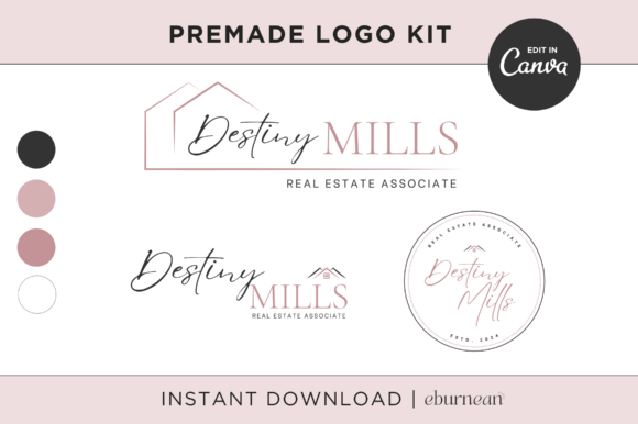 Build a Polished Brand with the Realtor Logo Template Kit for Canva