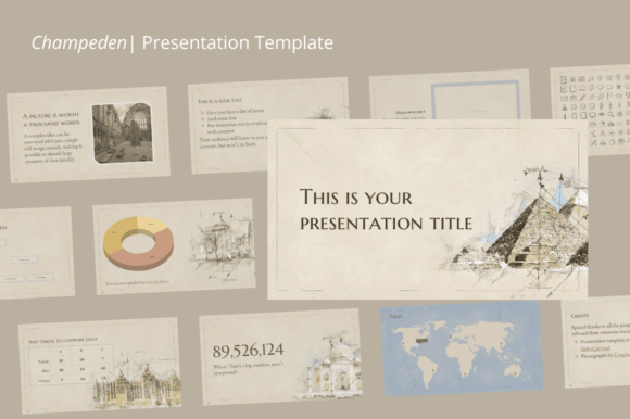 Champeden: A Versatile Presentation Template for Any Project