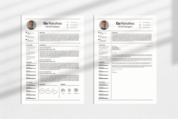 Clean Minimalist Resume: Your First Step to a Professional Edge