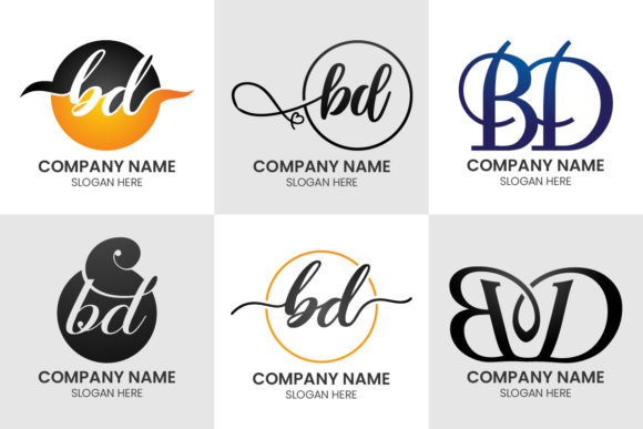 Creative Abstract Monogram Letter BD: A Designer’s Tool for Branding