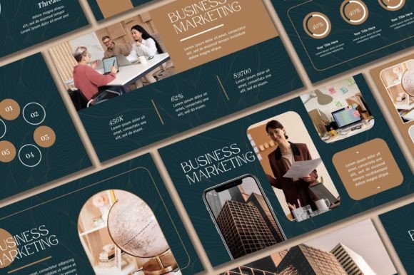 Dark Green Powerpoint Template: Elevate Your Next Presentation