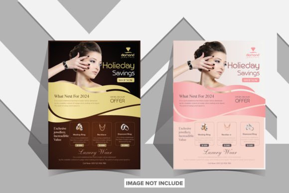 Designing Elegance: The Luxury Jewelry Flyer Template