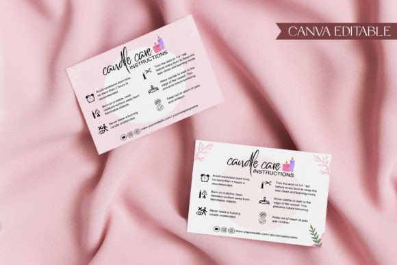 Elevate Your Brand with a Customizable Candle Care Card