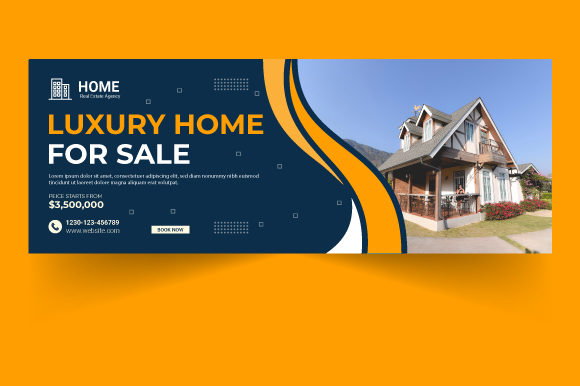 Elevate Your Brand with a Real Estate Facebook Cover Template