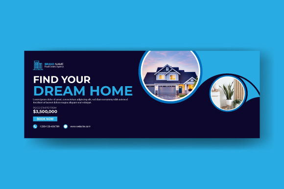 Real Estate FB Cover Design: A Professional Template Set
