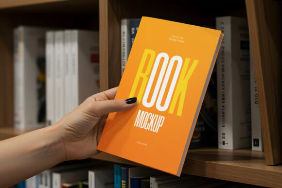 Showcase Your Design with a Hardcover Book Mockup