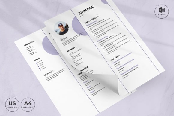 Stop Blending In: The Music Band Resume Template CV
