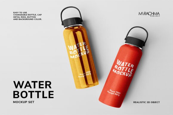Water Bottle Mockup Set: A Designer's Guide to Realistic Branding