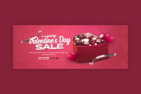 Your Go-To Valentine's Day Facebook Banner Template